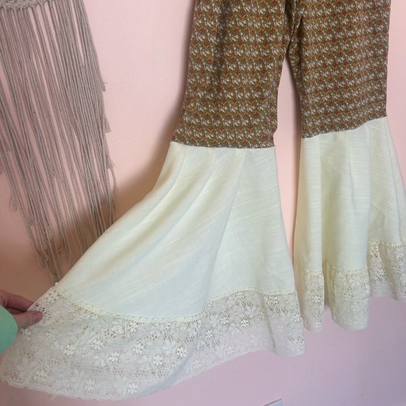 Upcycled Hippie Bell Bottoms - Picture 2 of 3